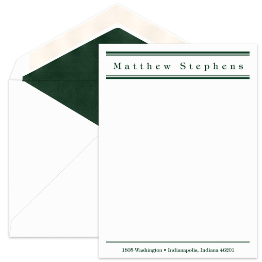 Upright Flat Note Cards